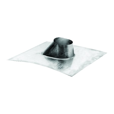 B & K DuraVent 4 in. W X 4 in. L Steel Pelvent Roof Flashing Silver 4PVL-FR